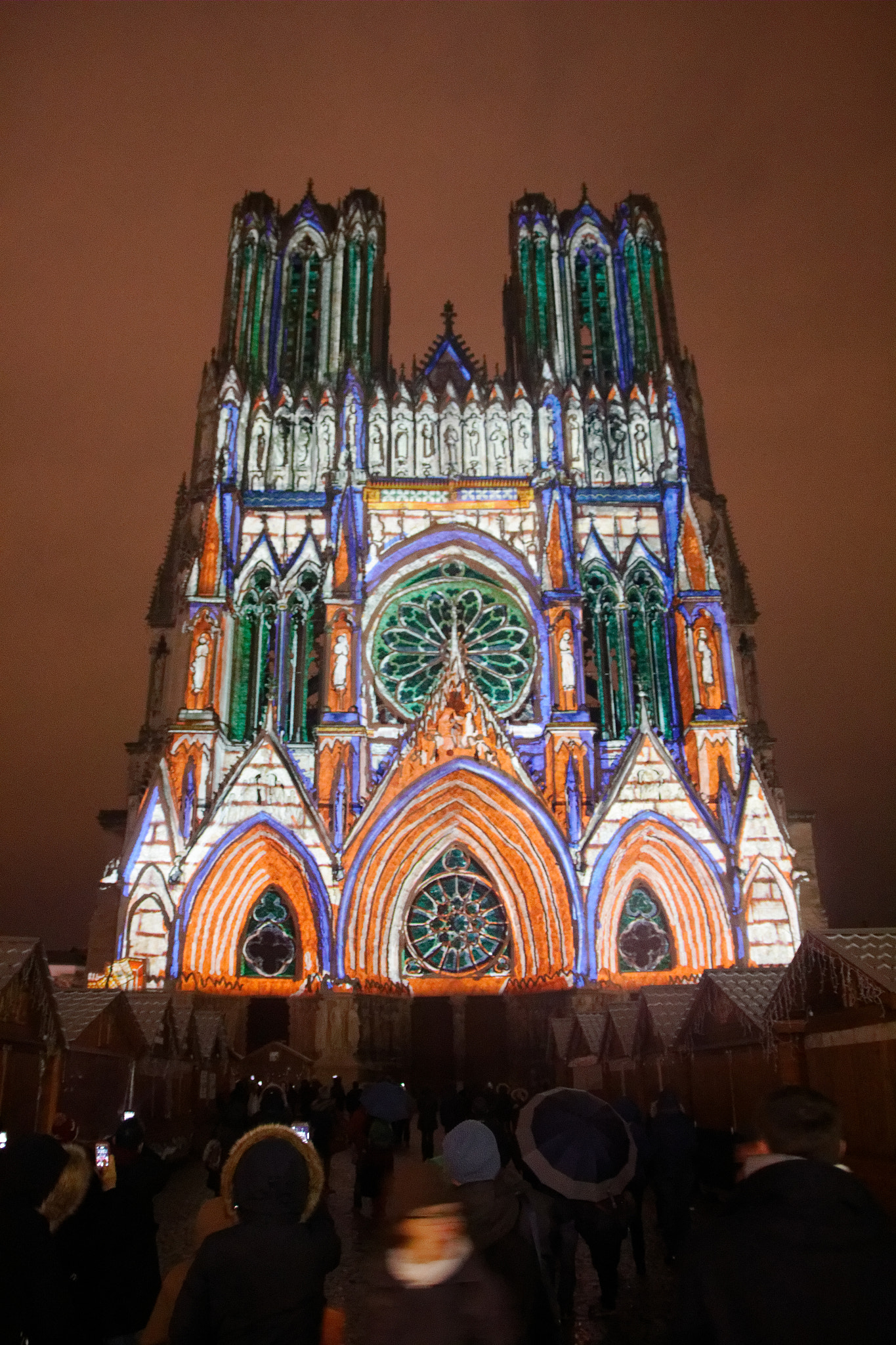 Canon EOS 60D sample photo. Cathédrale de reims (noël 2017) photography