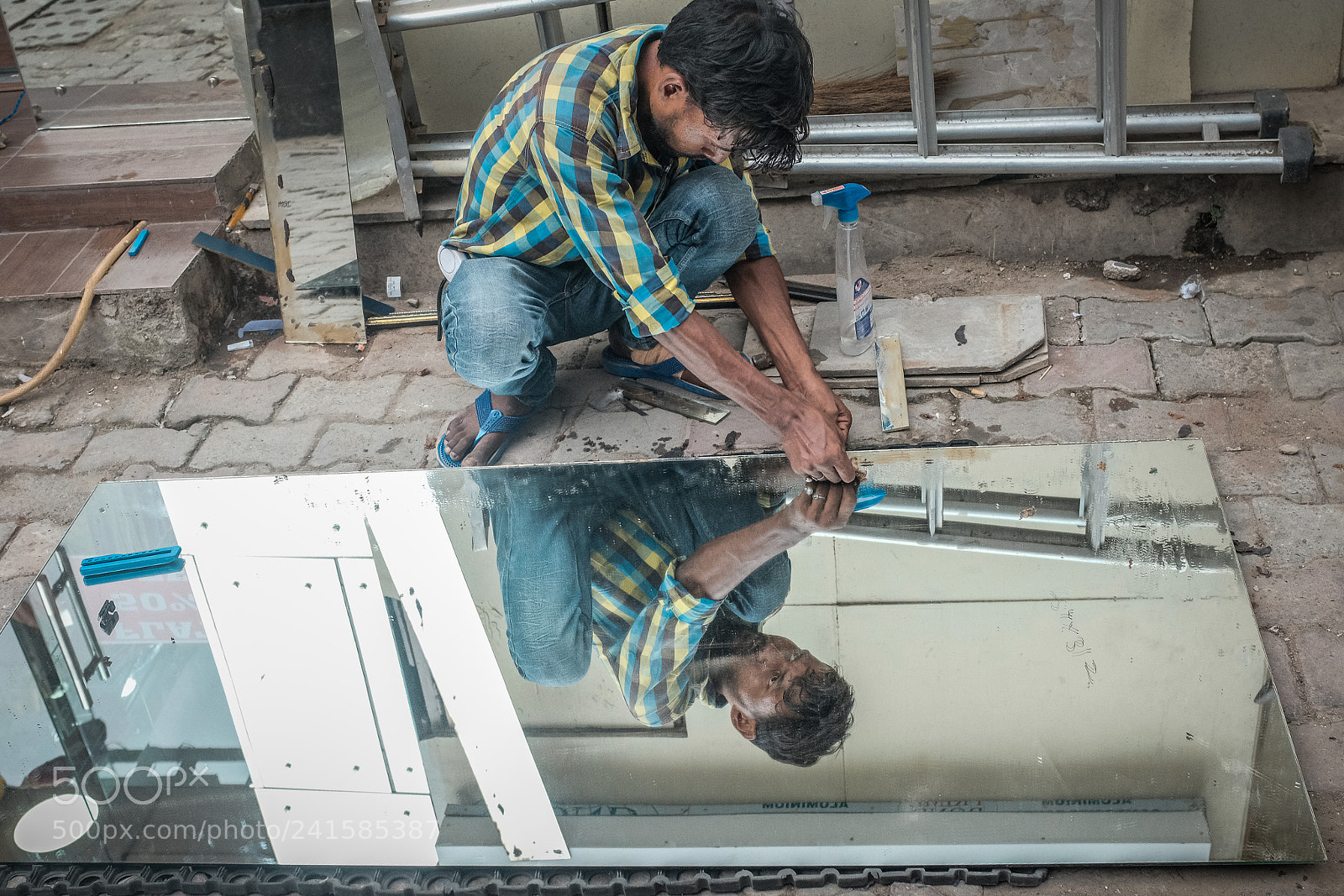 Fujifilm X100F sample photo. Mirrored photography