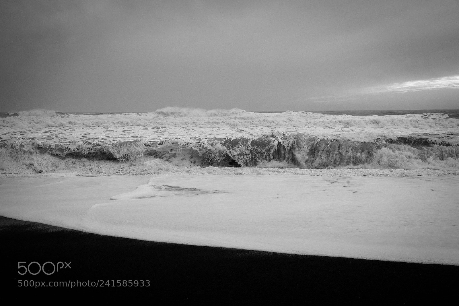 Nikon D3X sample photo. Black beach ii photography