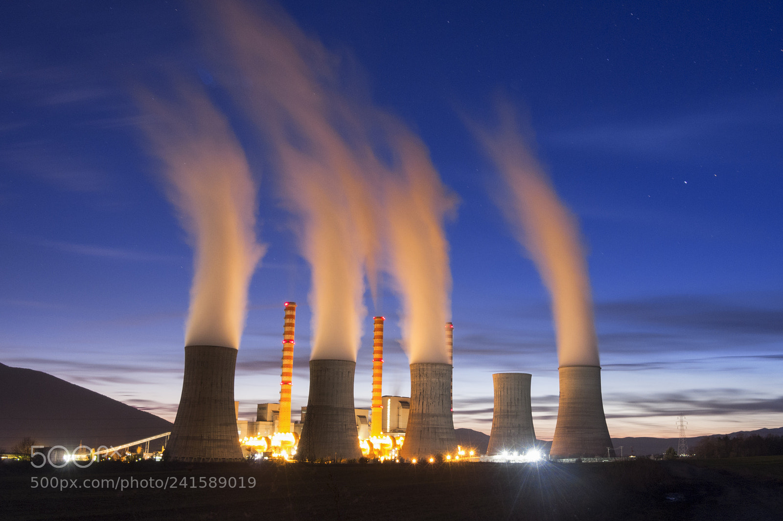 Nikon Coolpix P7700 sample photo. Agios dimitrios power plant photography