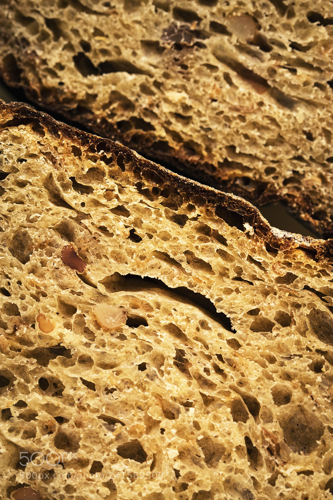 Nikon D5500 sample photo. Detail of spelled bread photography