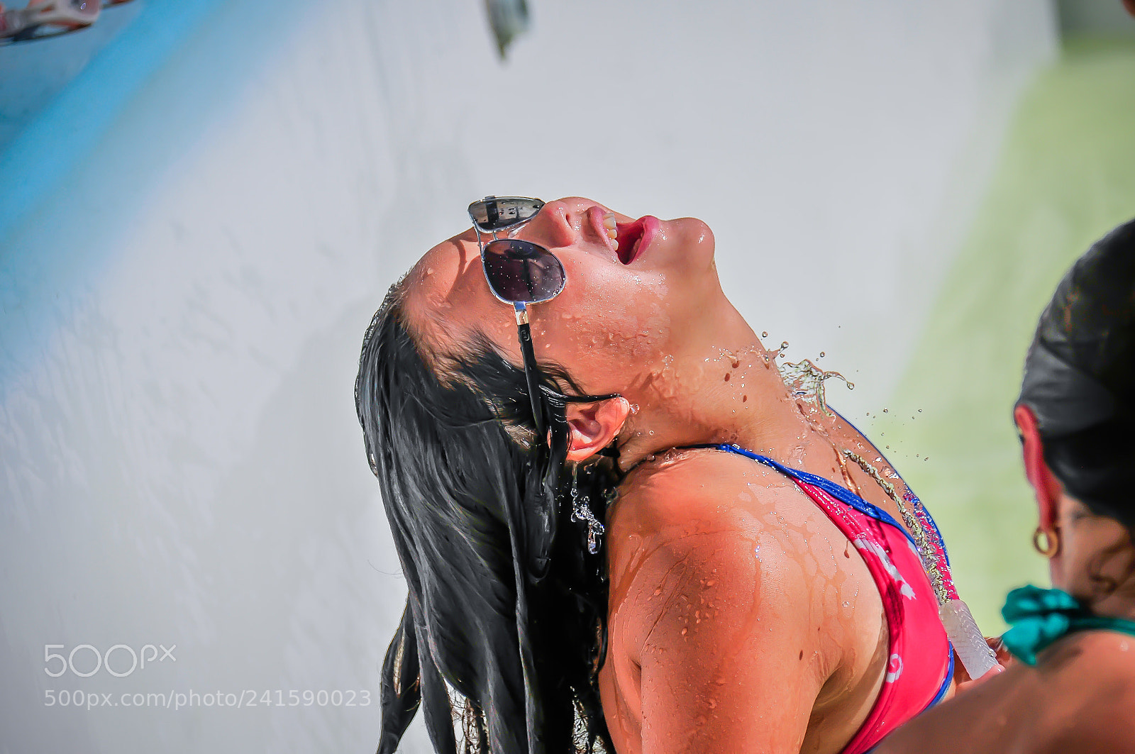 Nikon D300S sample photo. Girl in the pool photography