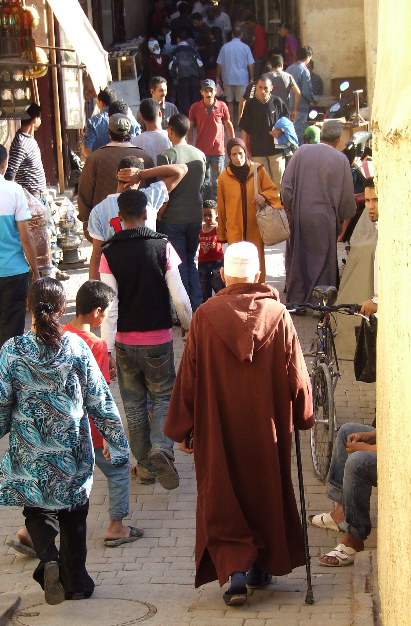 Fujifilm FinePix S5600 sample photo. Morocco's busy street photography