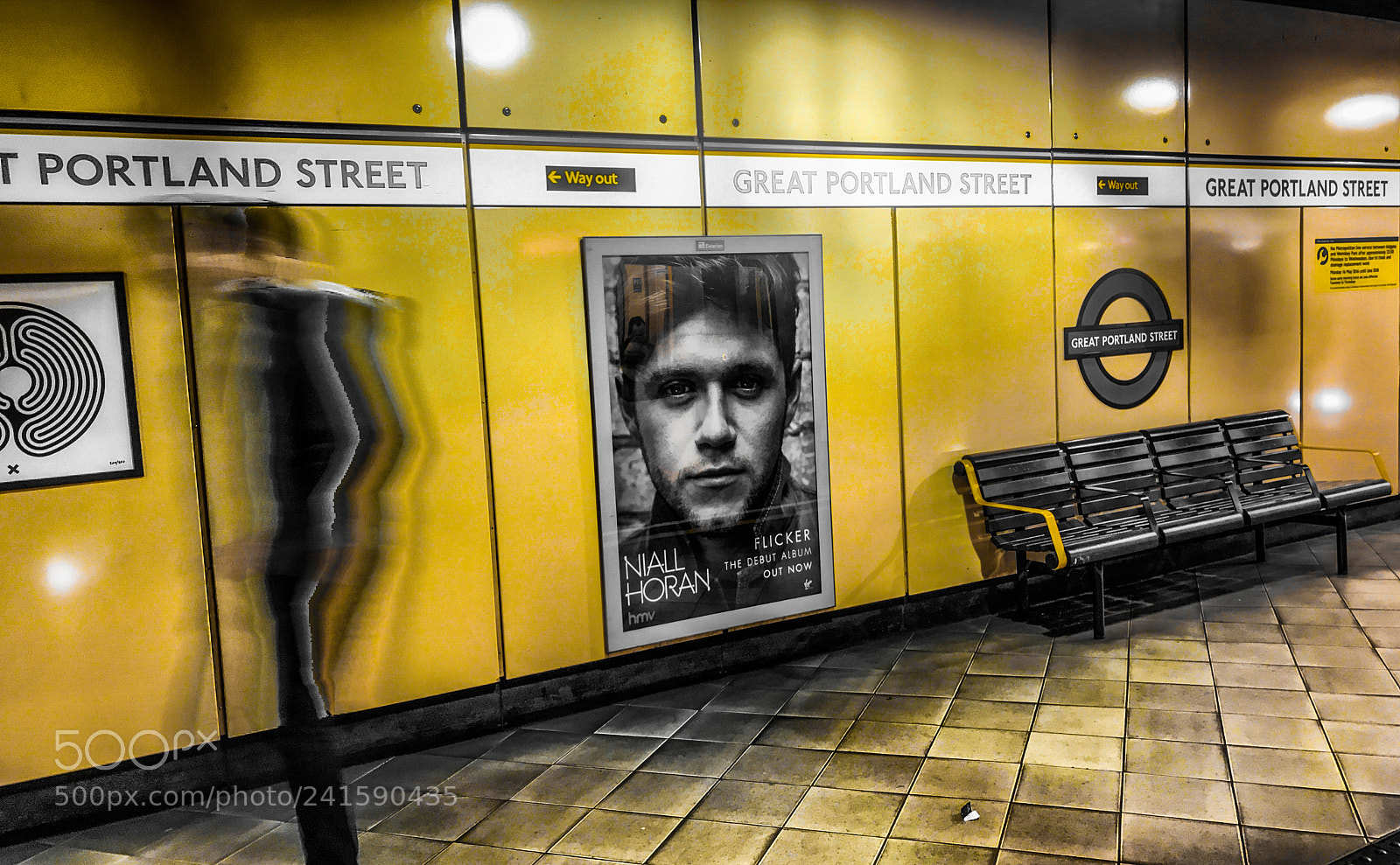 Apple iPhone 7 Plus sample photo. London underground photography