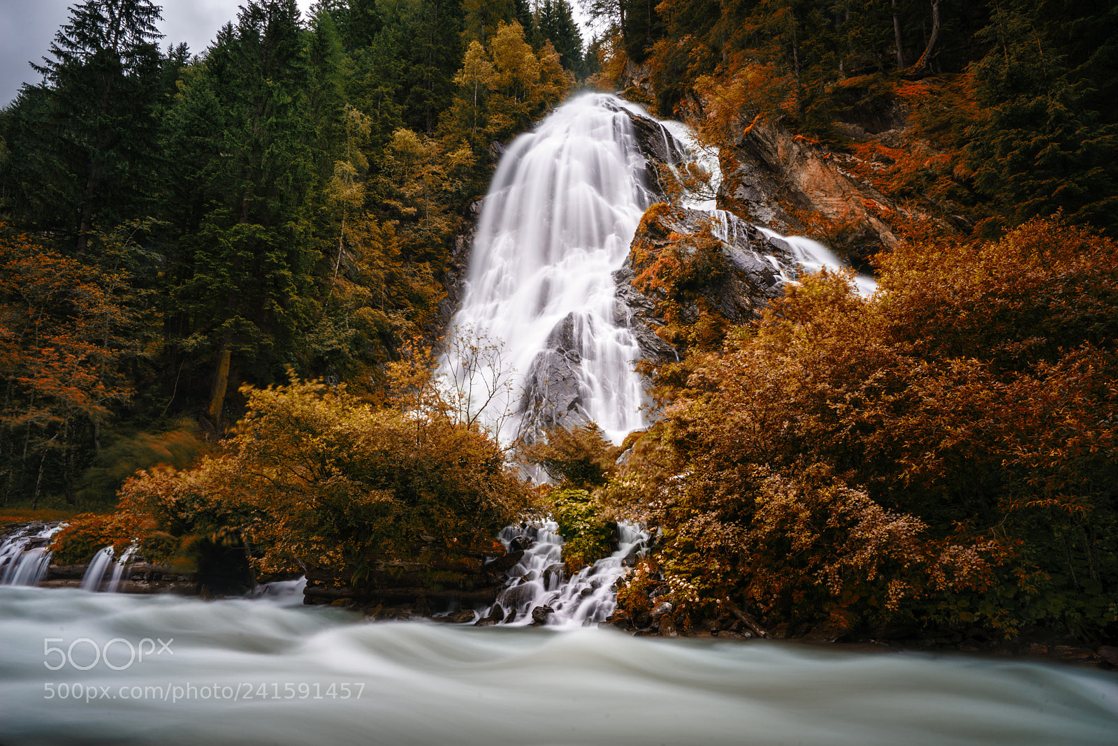 Sony a7R sample photo. Waterfall photography