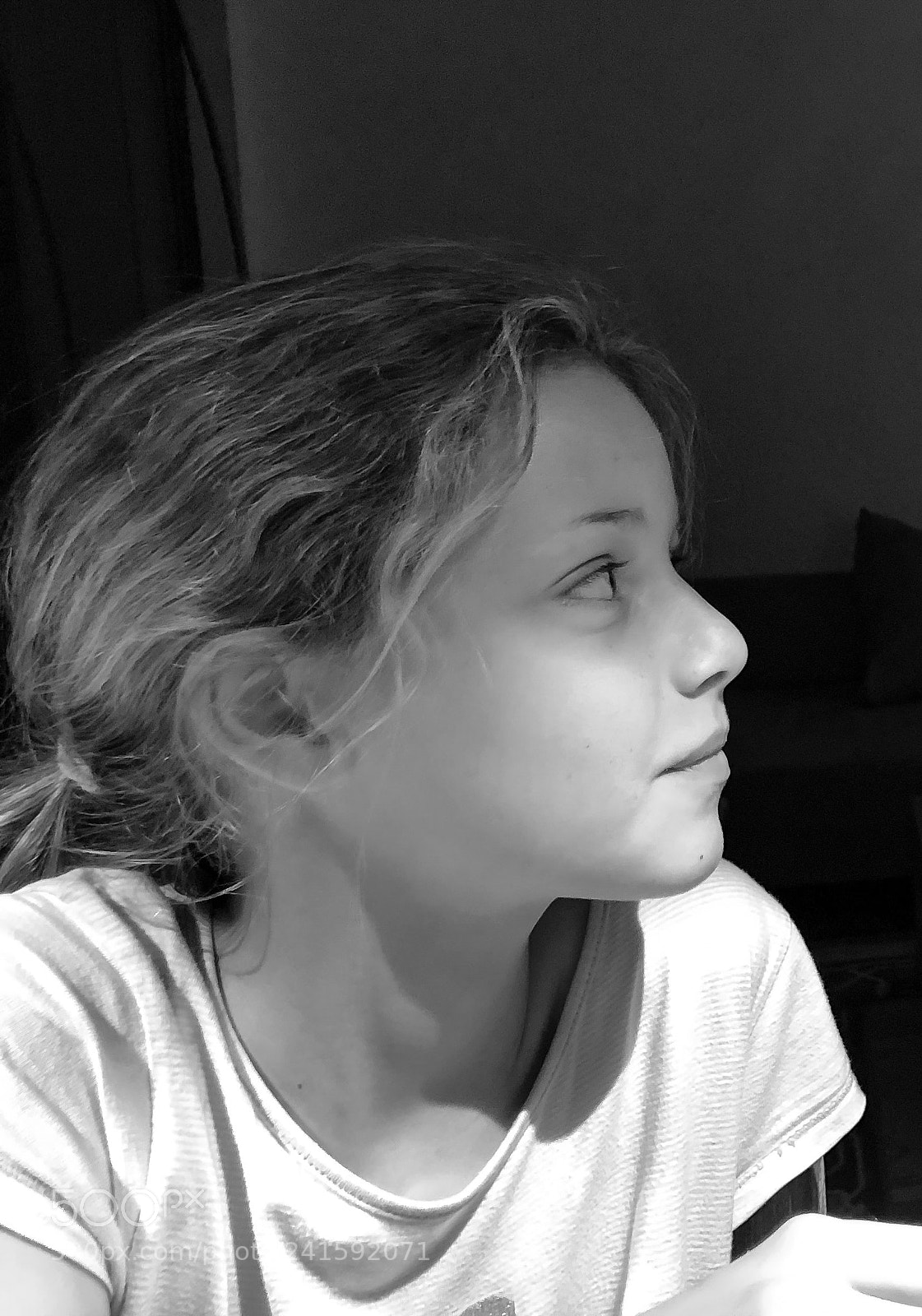 Apple iPhone X sample photo. Spotlight on face photography