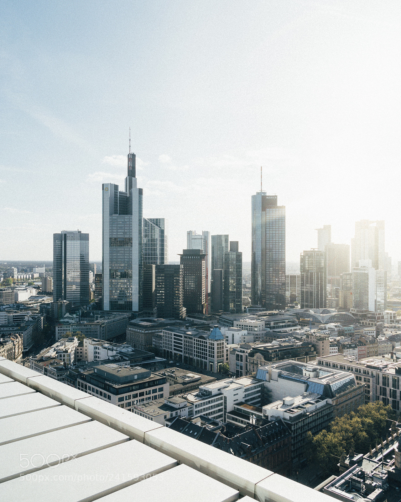 Sony a6300 sample photo. Frankfurt skyline photography