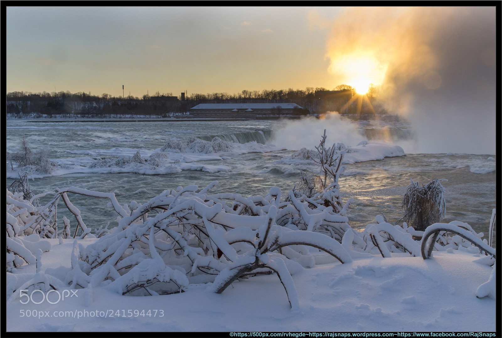 Canon EOS 6D Mark II sample photo. Niagara falls in winter photography