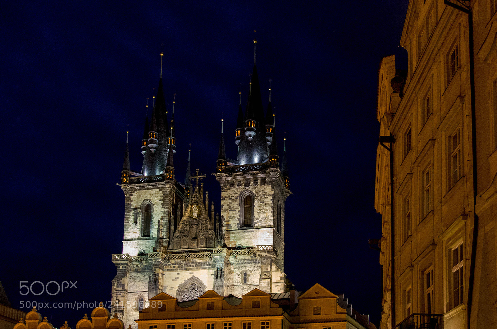 Nikon D7000 sample photo. Prague by night photography