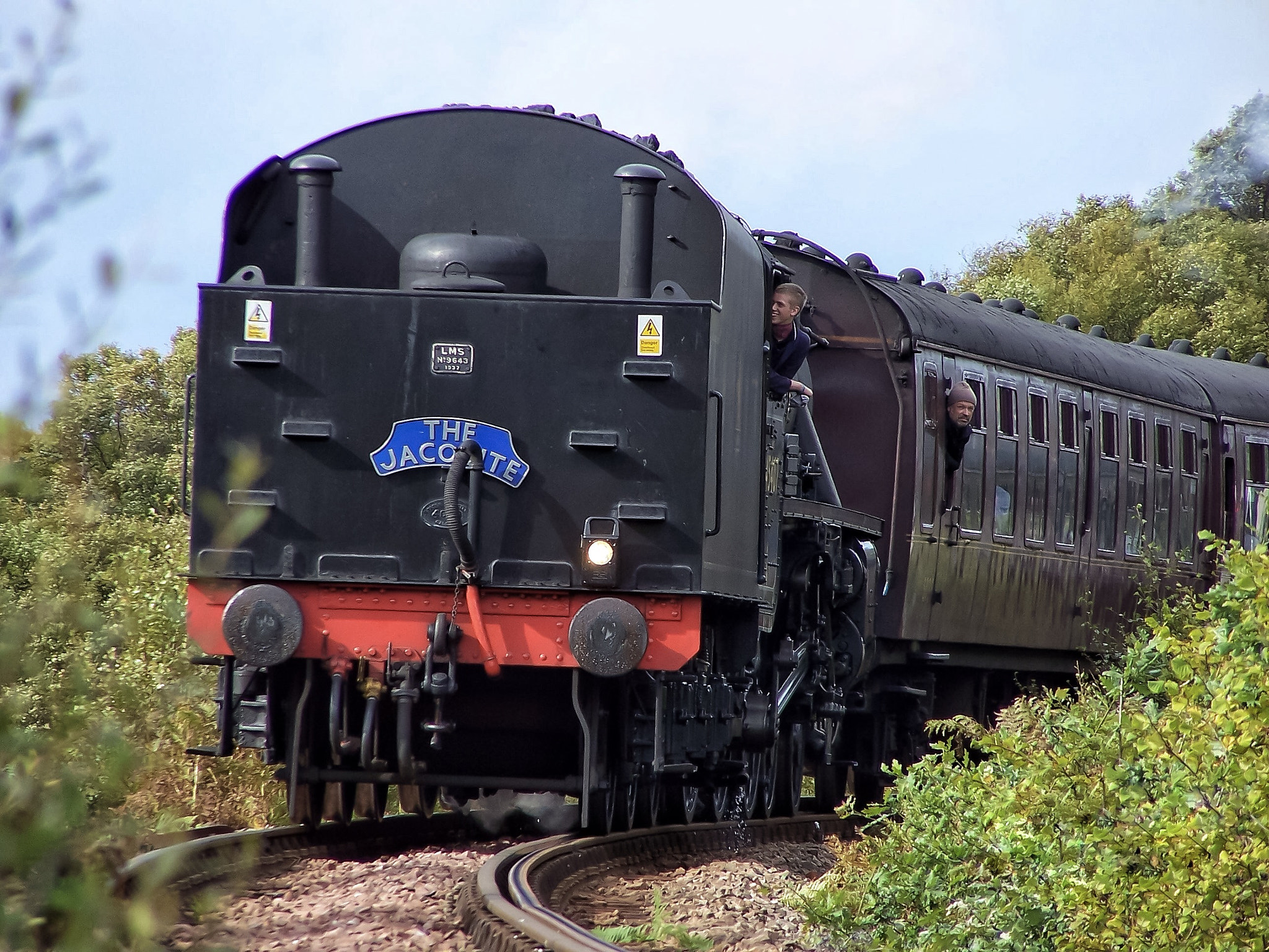 Kodak Z740 ZOOM DIGITAL CAMERA sample photo. The jacobite steam train photography
