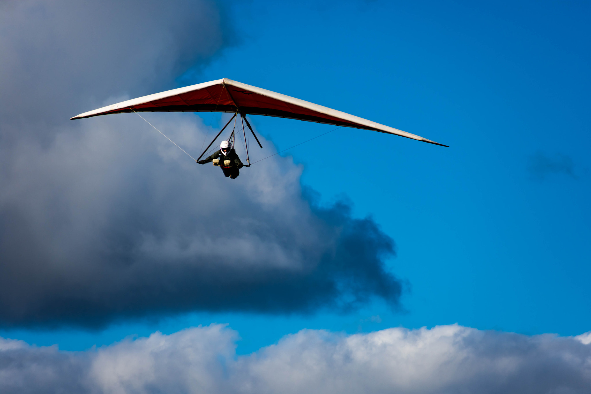 Hang Glider At Goat Rock