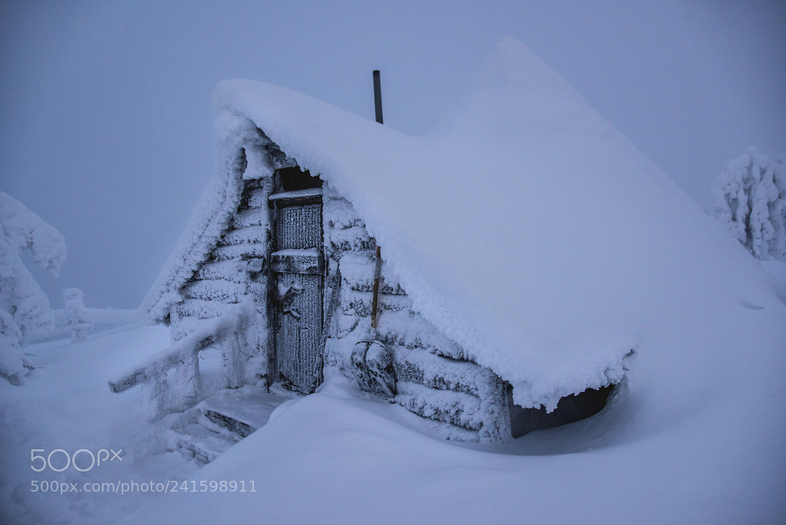 Nikon D810 sample photo. Elves winter cabin photography