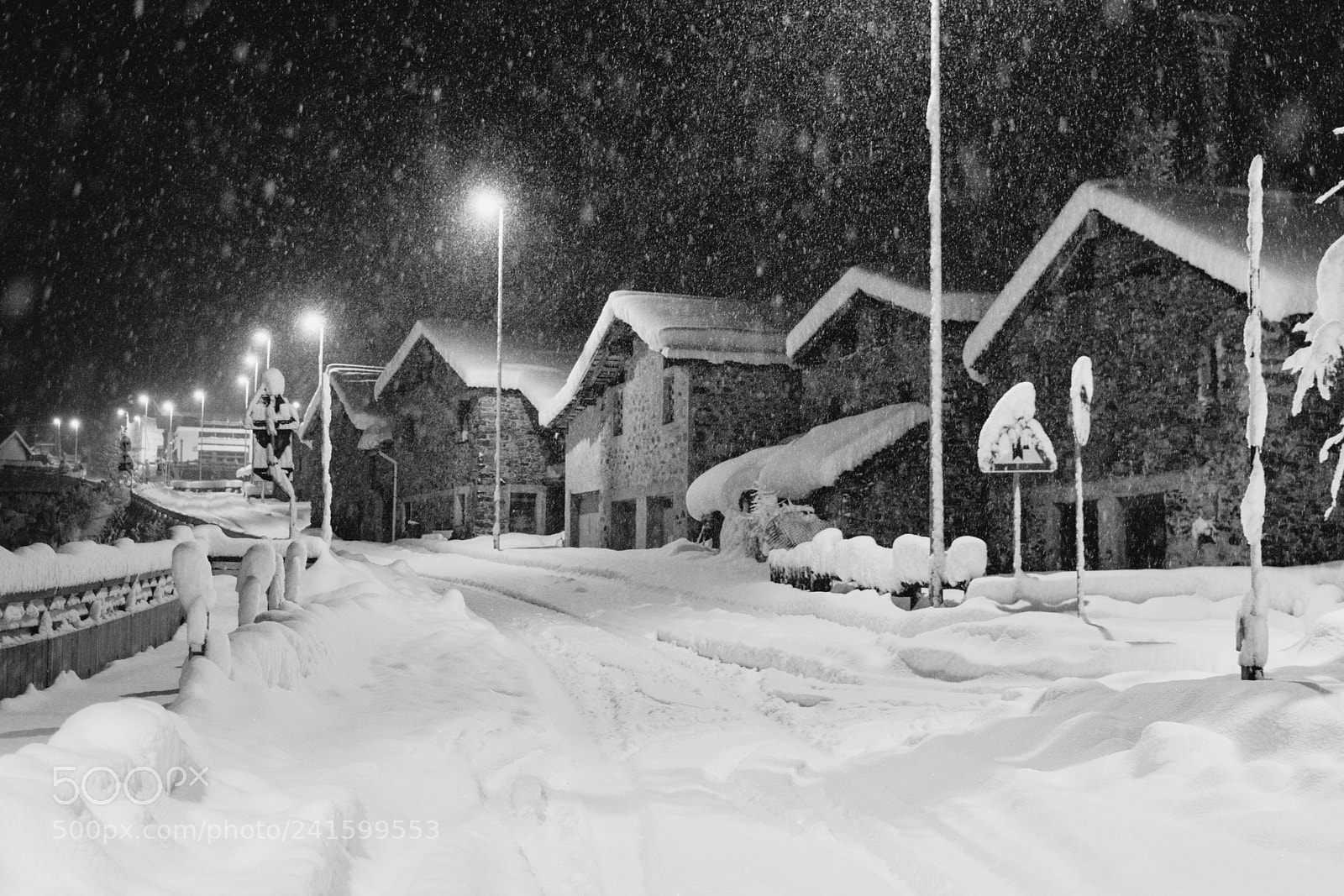 Nikon D7200 sample photo. Snowfall photography
