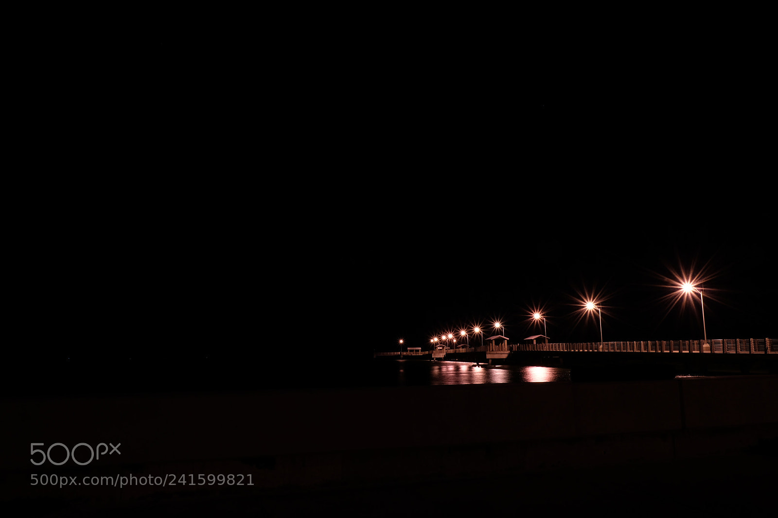 Fujifilm X-E3 sample photo. Pier at night photography