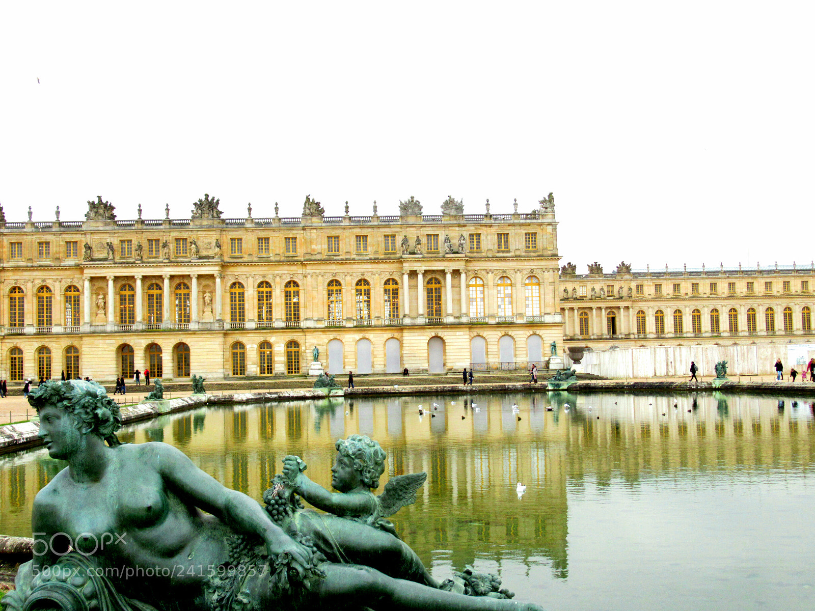 Canon PowerShot SX620 HS sample photo. Winter in versailles photography