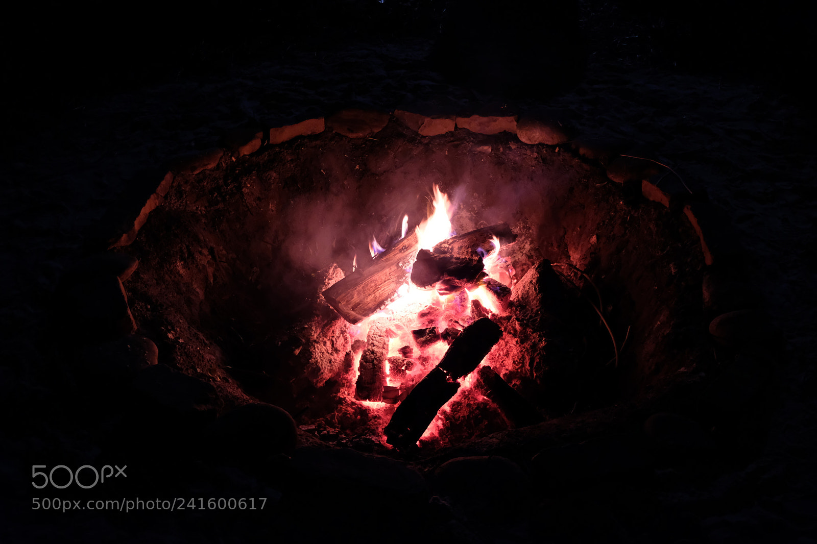 Fujifilm X-E3 sample photo. Fire at night in photography