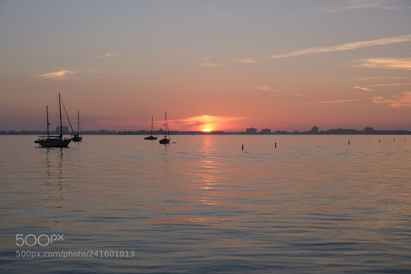 Fujifilm X-E3 sample photo. Sunset with boats photography