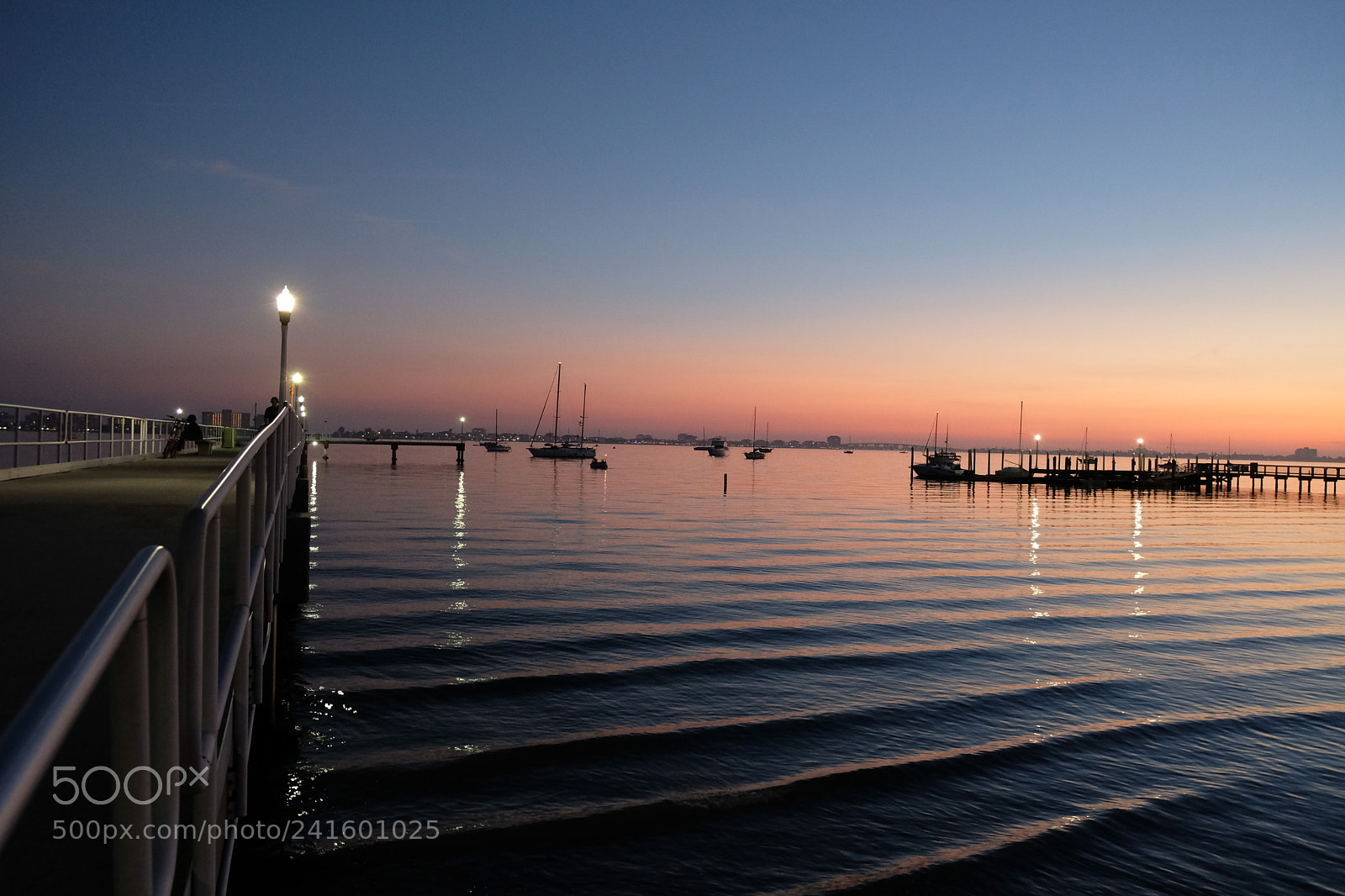 Fujifilm X-E3 sample photo. From pier after sunset photography