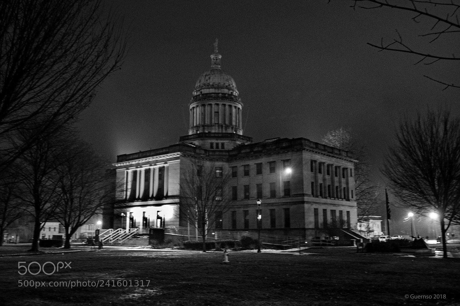 Nikon D500 sample photo. Cortland county courthouse christmas photography