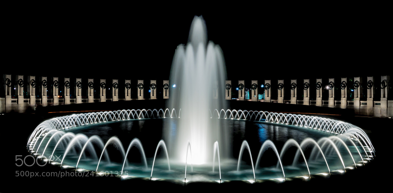Nikon D90 sample photo. World war ii memorial photography