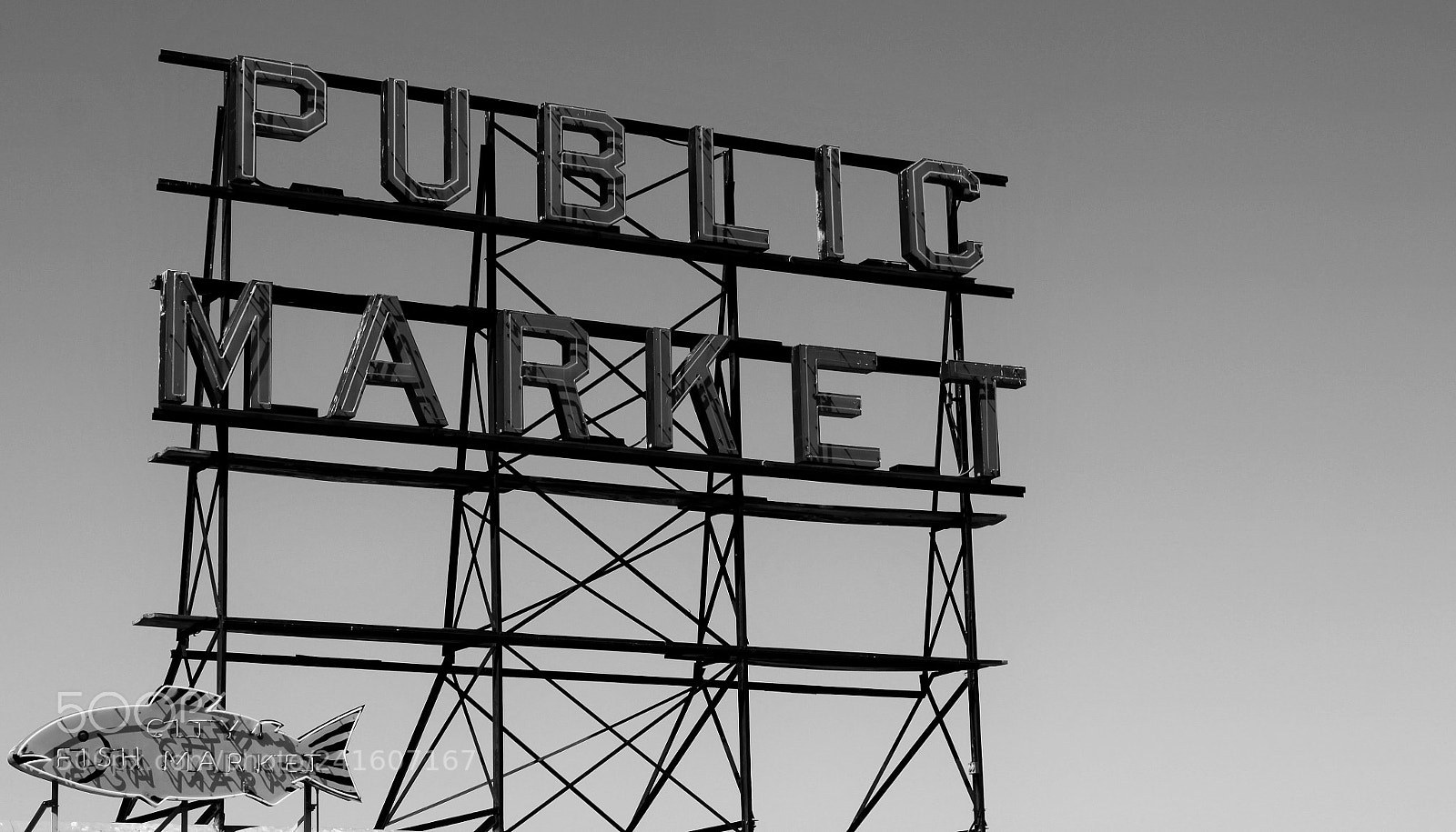 Canon EOS 50D sample photo. Public market, seattle photography