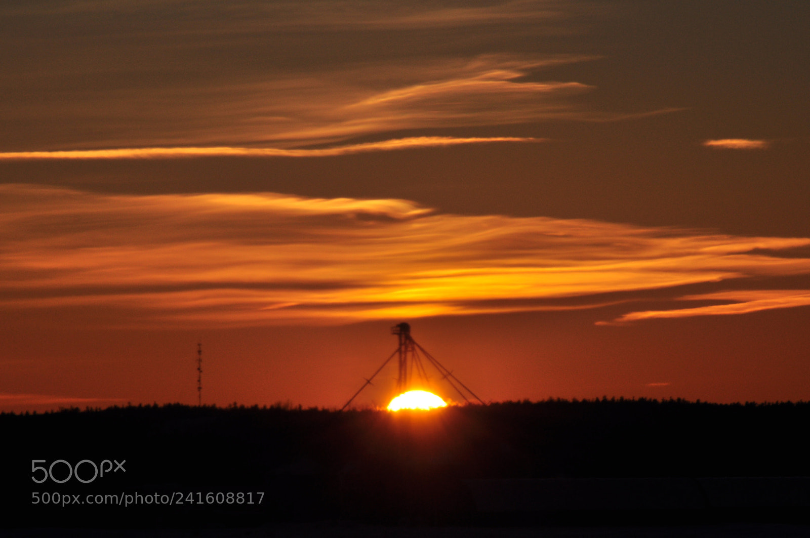 Nikon D5000 sample photo. Tee pee sunset photography