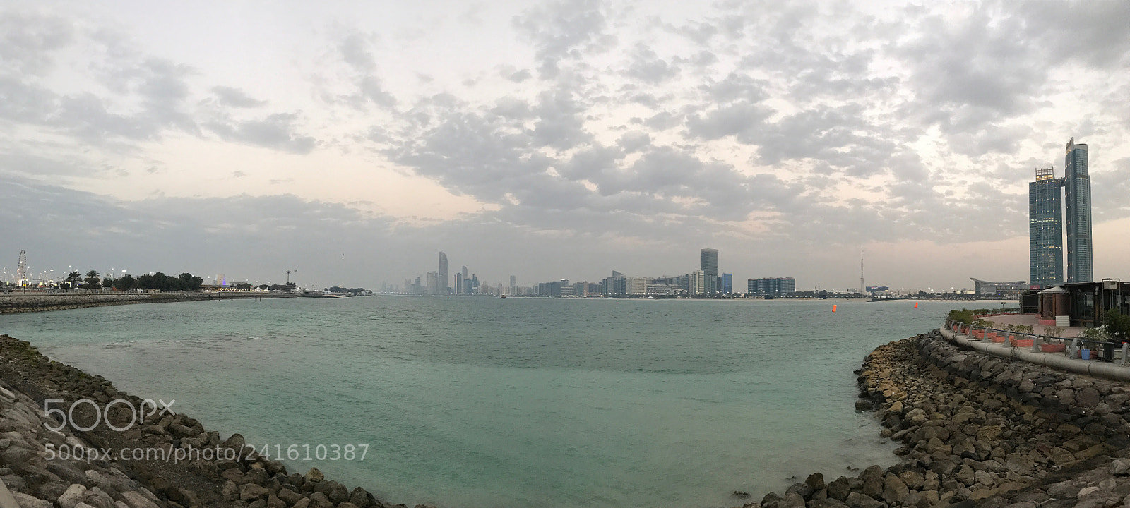 Apple iPhone 7 Plus sample photo. Abu dhabi skyline photography