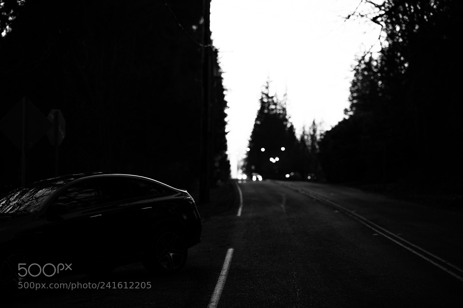 Nikon D850 sample photo. Mercedes on the road photography