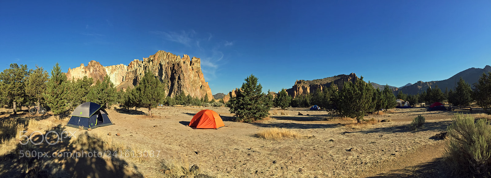 Apple iPhone 6 sample photo. Camping at smith rock photography
