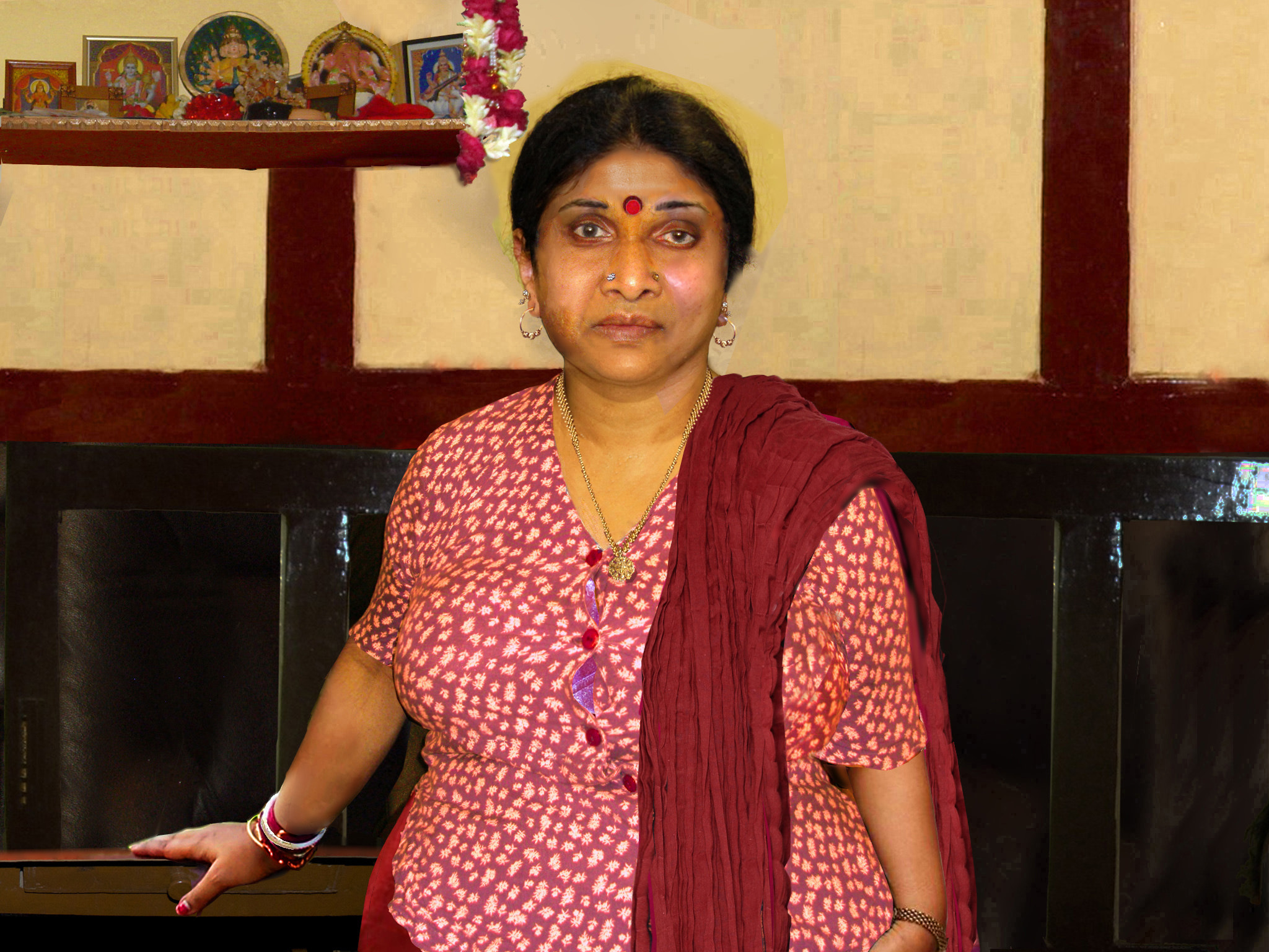 Sony DSC-S950 sample photo. Hindu kerala woman soft indian blouse photography