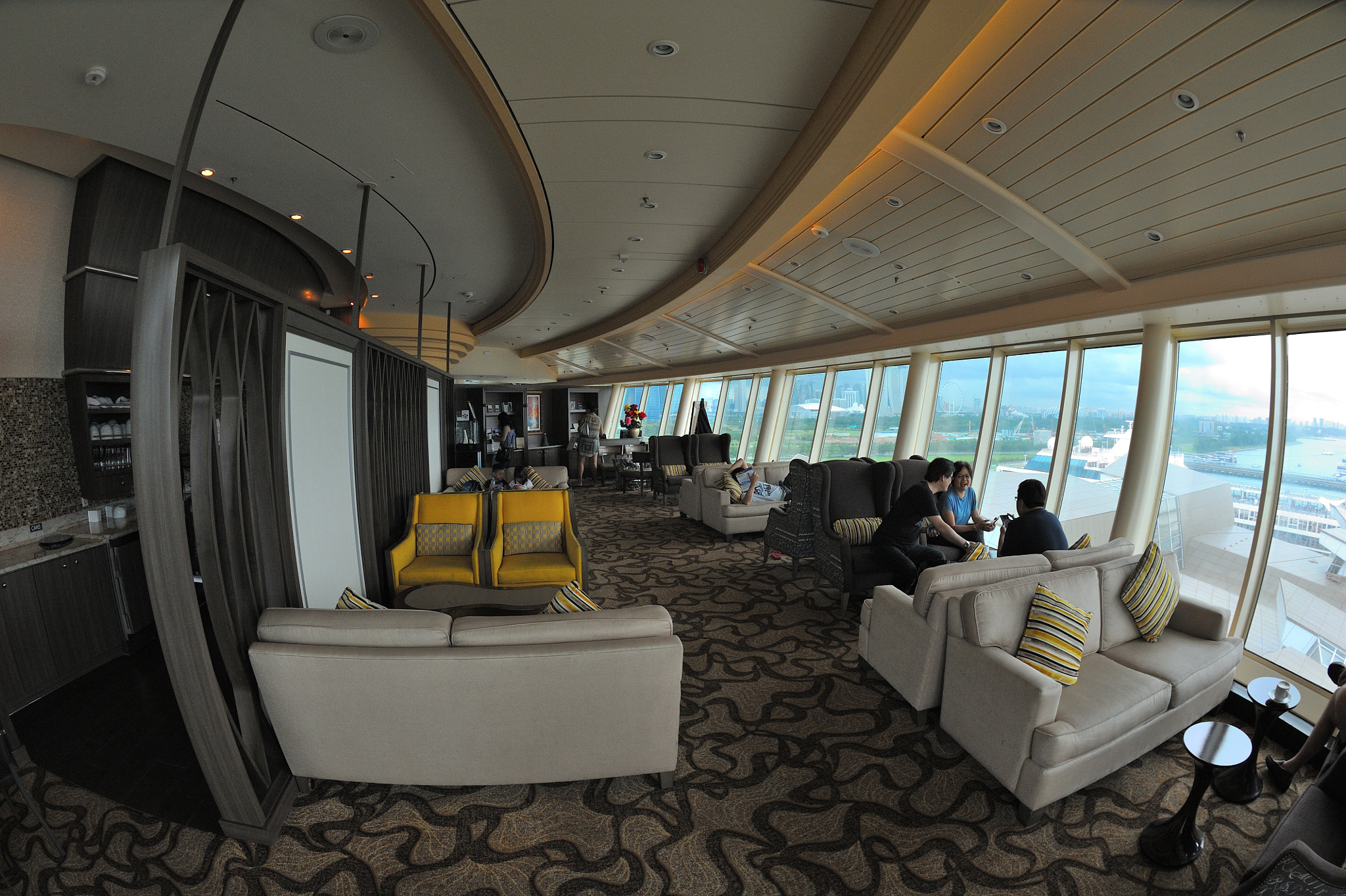 Nikon D700 + Nikon AF Fisheye-Nikkor 16mm F2.8D sample photo. Lounge photography