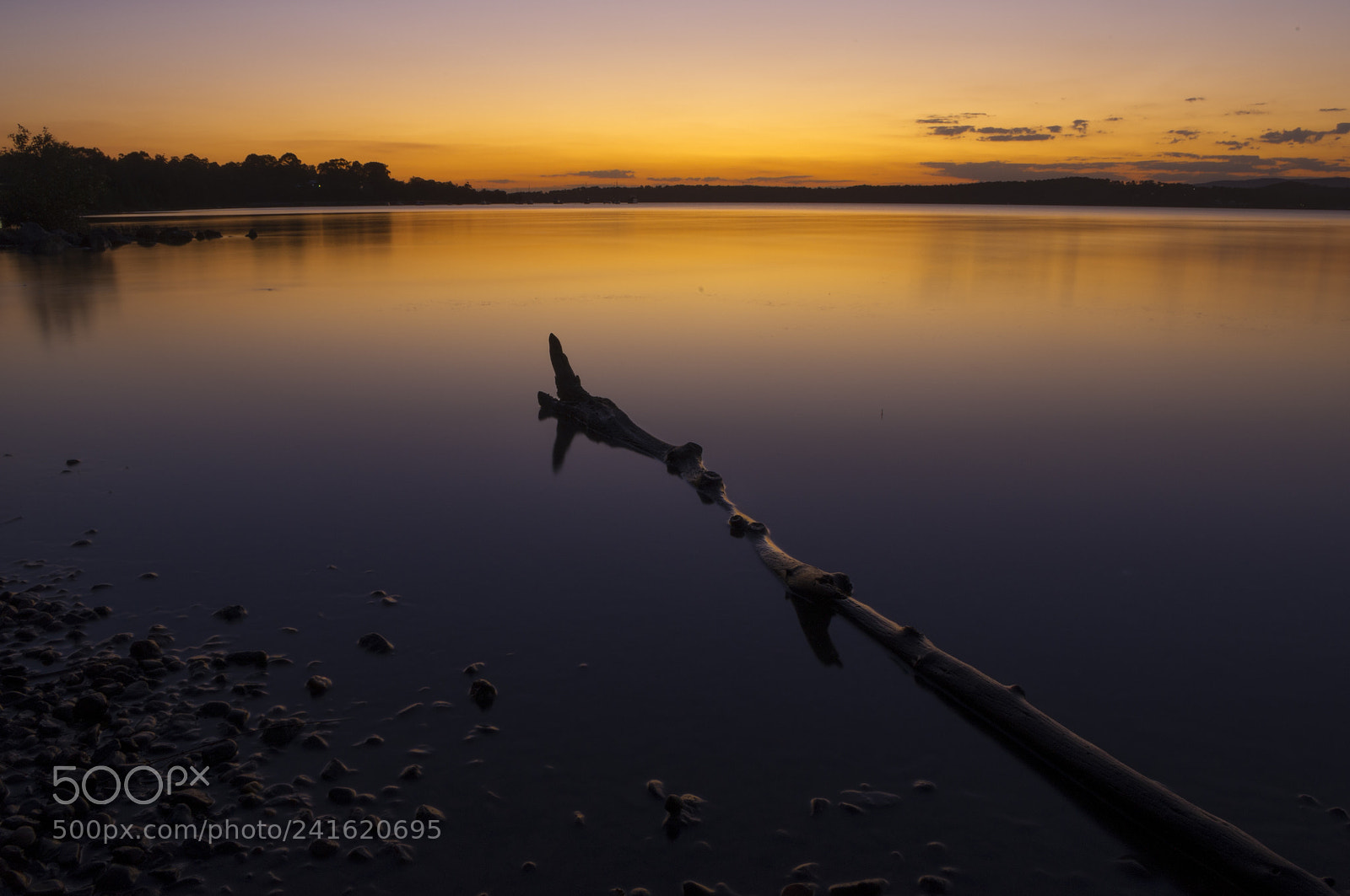 Pentax K-x sample photo. Sunset over lake macquarie photography