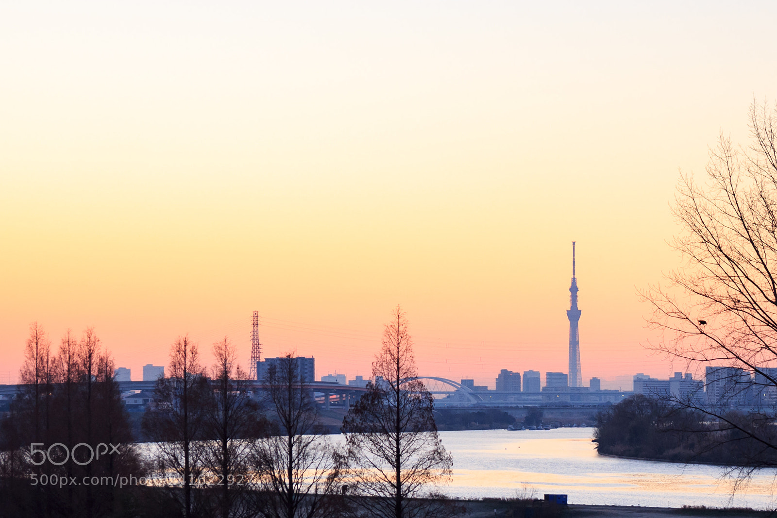 Canon EOS 650D (EOS Rebel T4i / EOS Kiss X6i) sample photo. Skytree sunrise photography