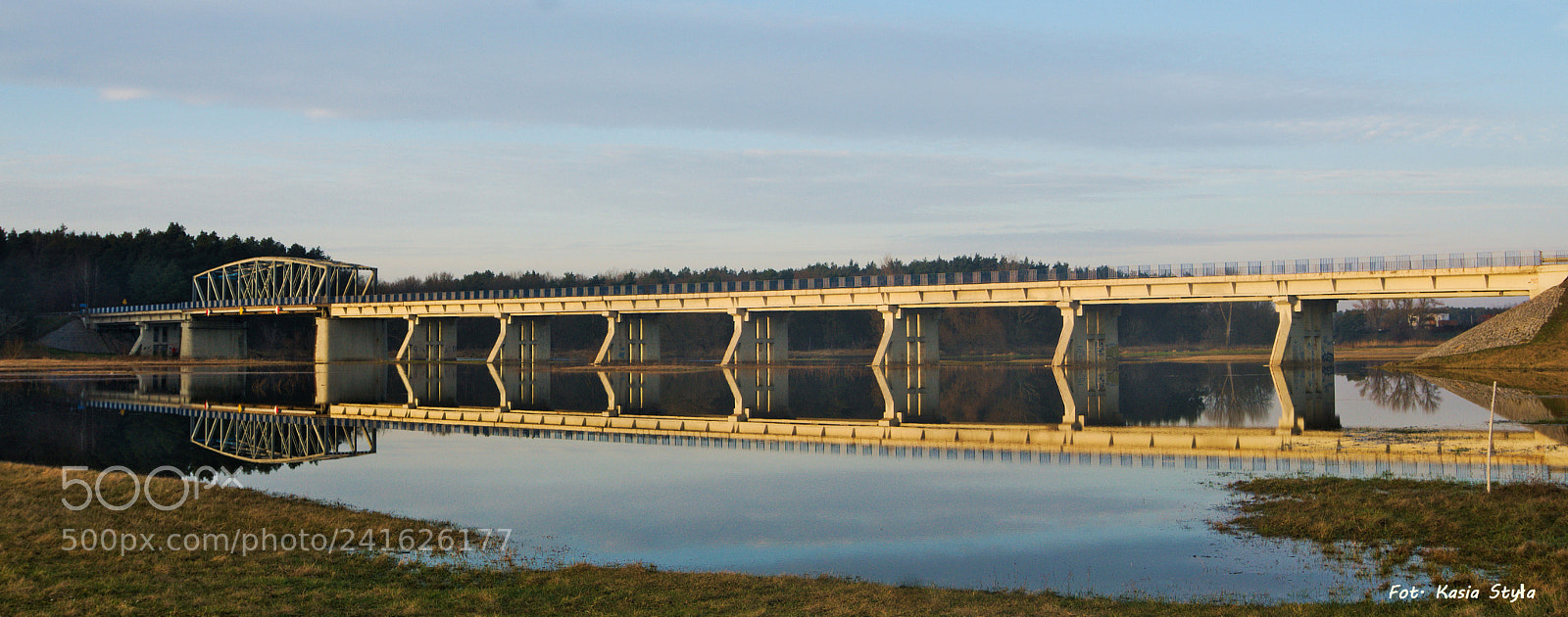 Sony a6000 + Sony E 18-50mm F4-5.6 sample photo. Bridge in rogalin photography