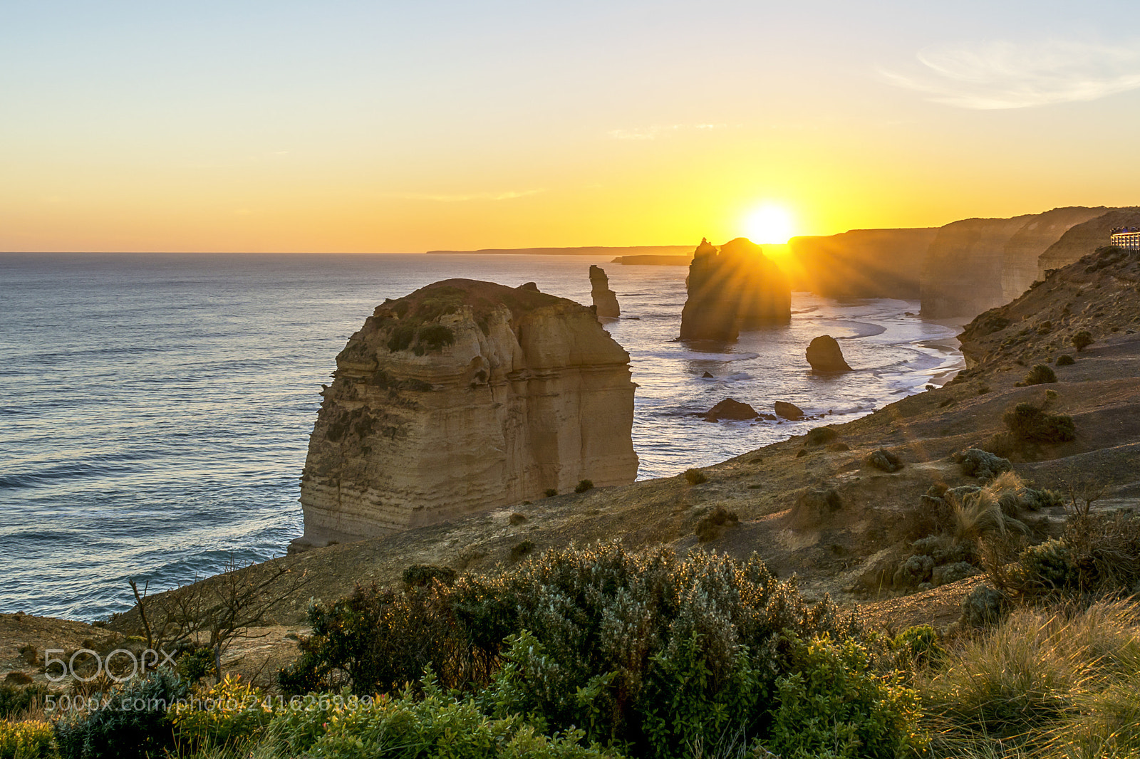 Nikon D7100 sample photo. Twelve apostles sunset photography