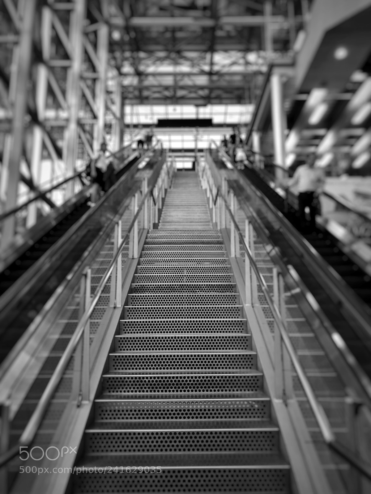 Apple iPhone X sample photo. Staircases, suvarnabhumi airport, thailand. photography