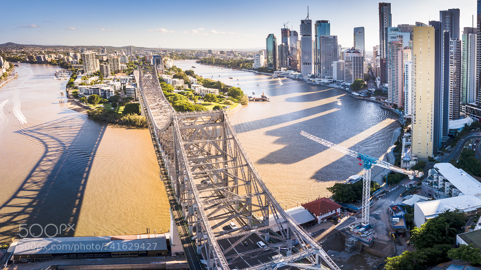 DJI FC220 sample photo. Story bridge photography