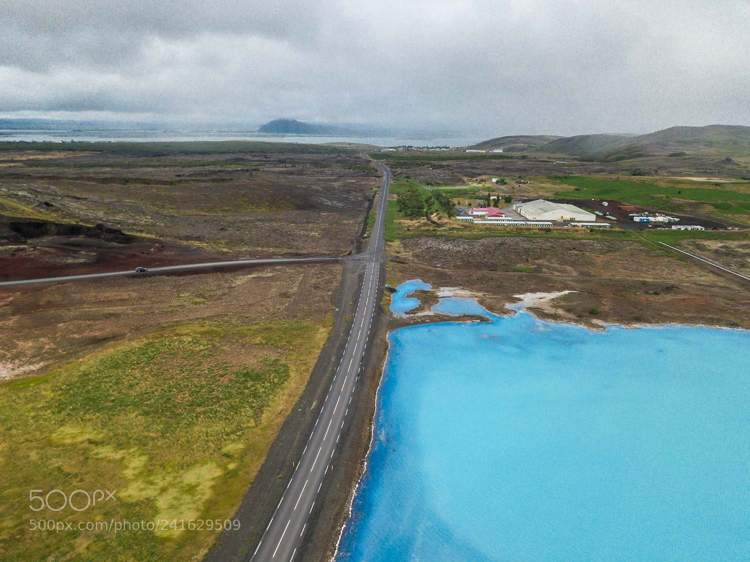 DJI FC220 sample photo. Iceland roads photography