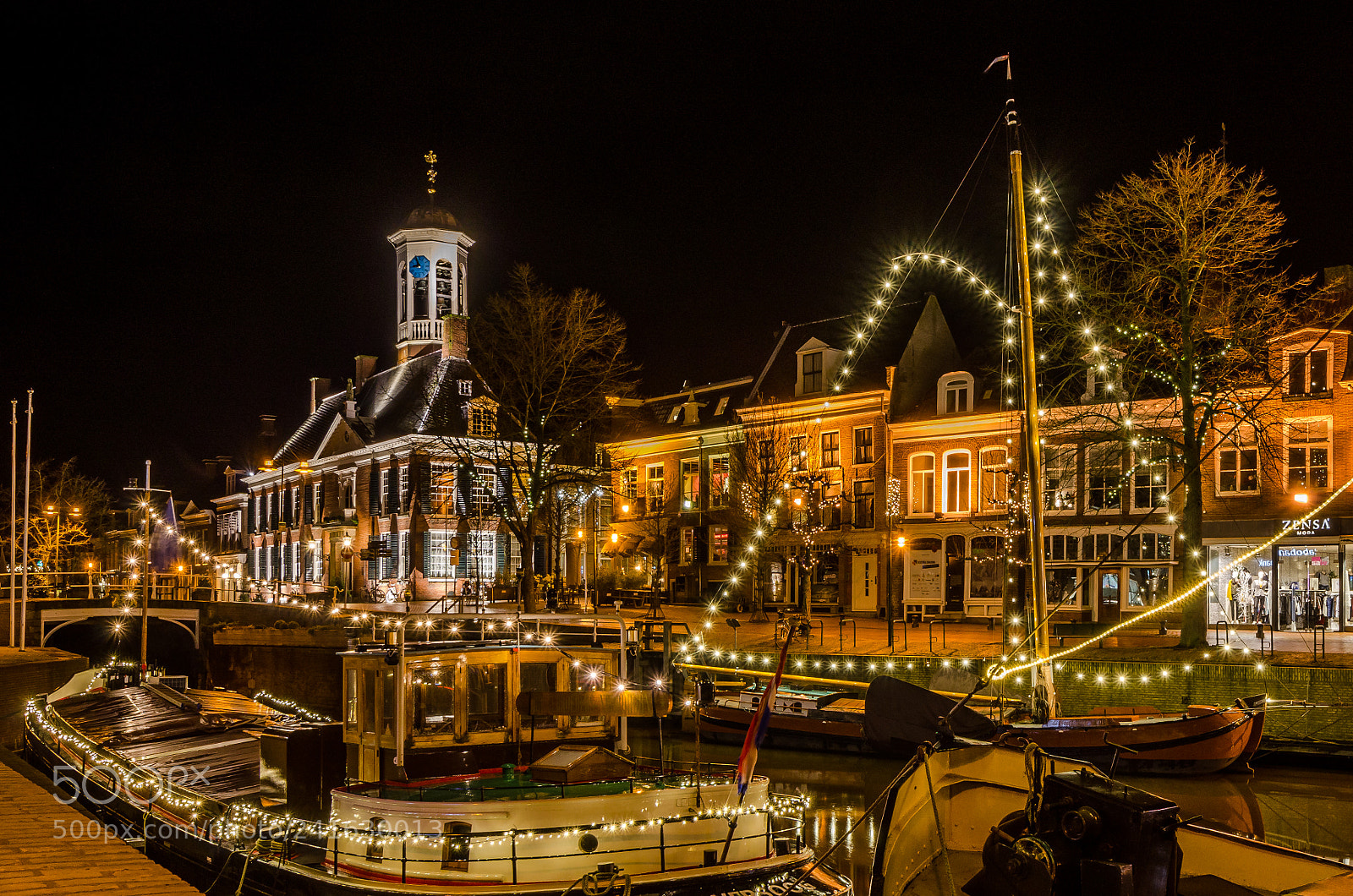 Nikon D7000 sample photo. Nightscape city holland photography