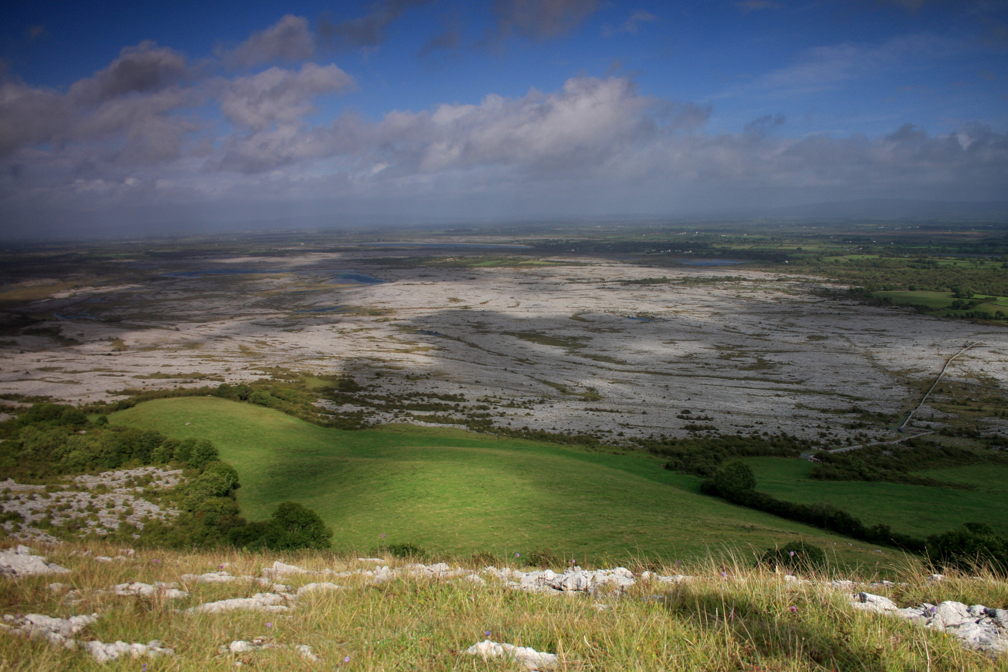 Canon EF-S 18-55mm F3.5-5.6 II sample photo. View from np burren, ireland photography
