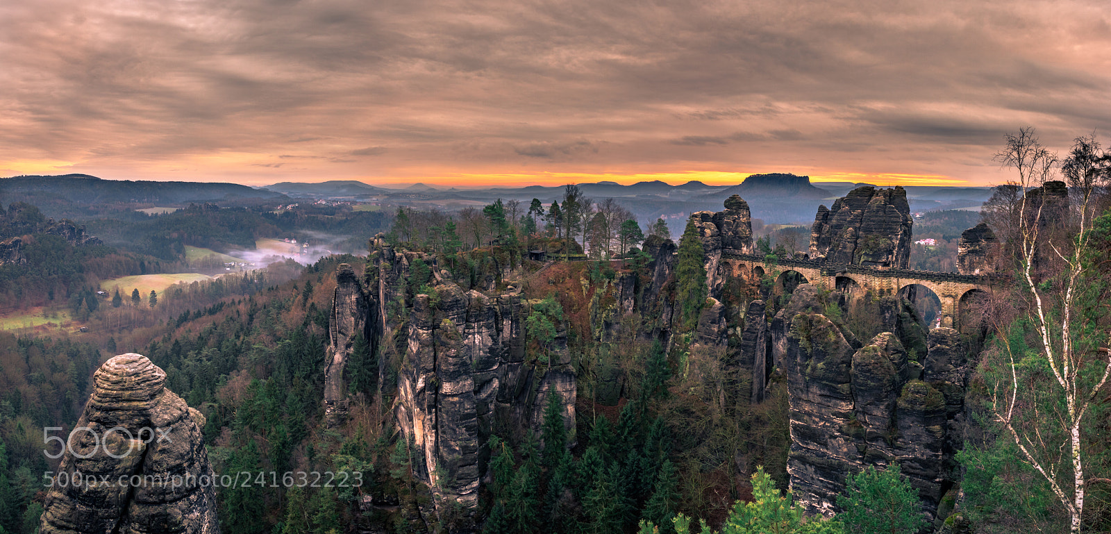 Canon EOS 750D (EOS Rebel T6i / EOS Kiss X8i) sample photo. Bastei sunset photography