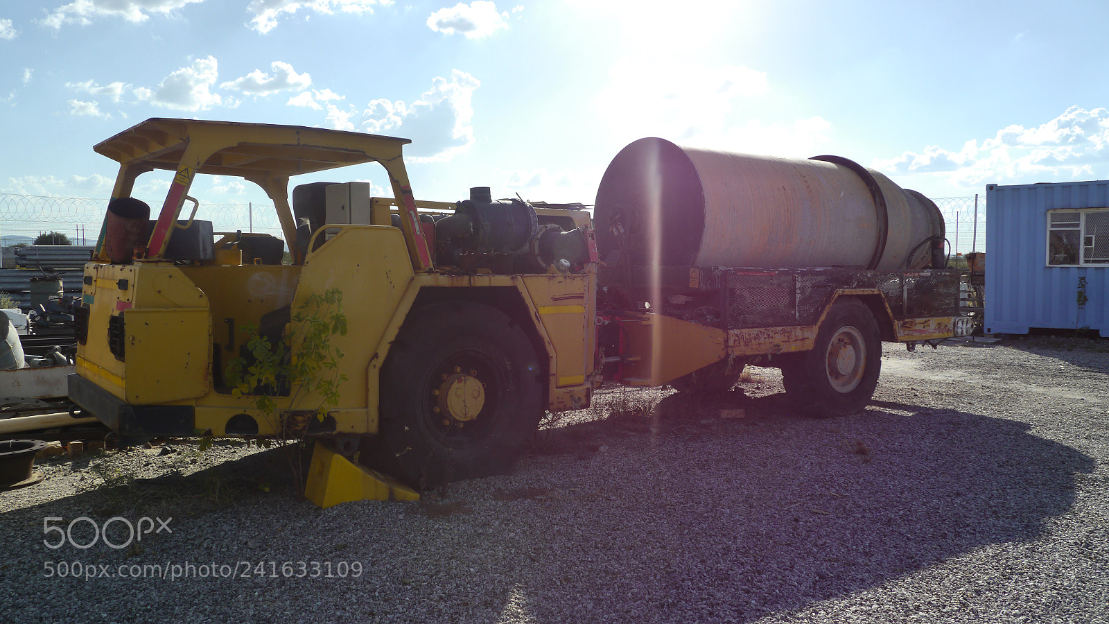 Panasonic Lumix DMC-GH2 sample photo. Mixer truck photography