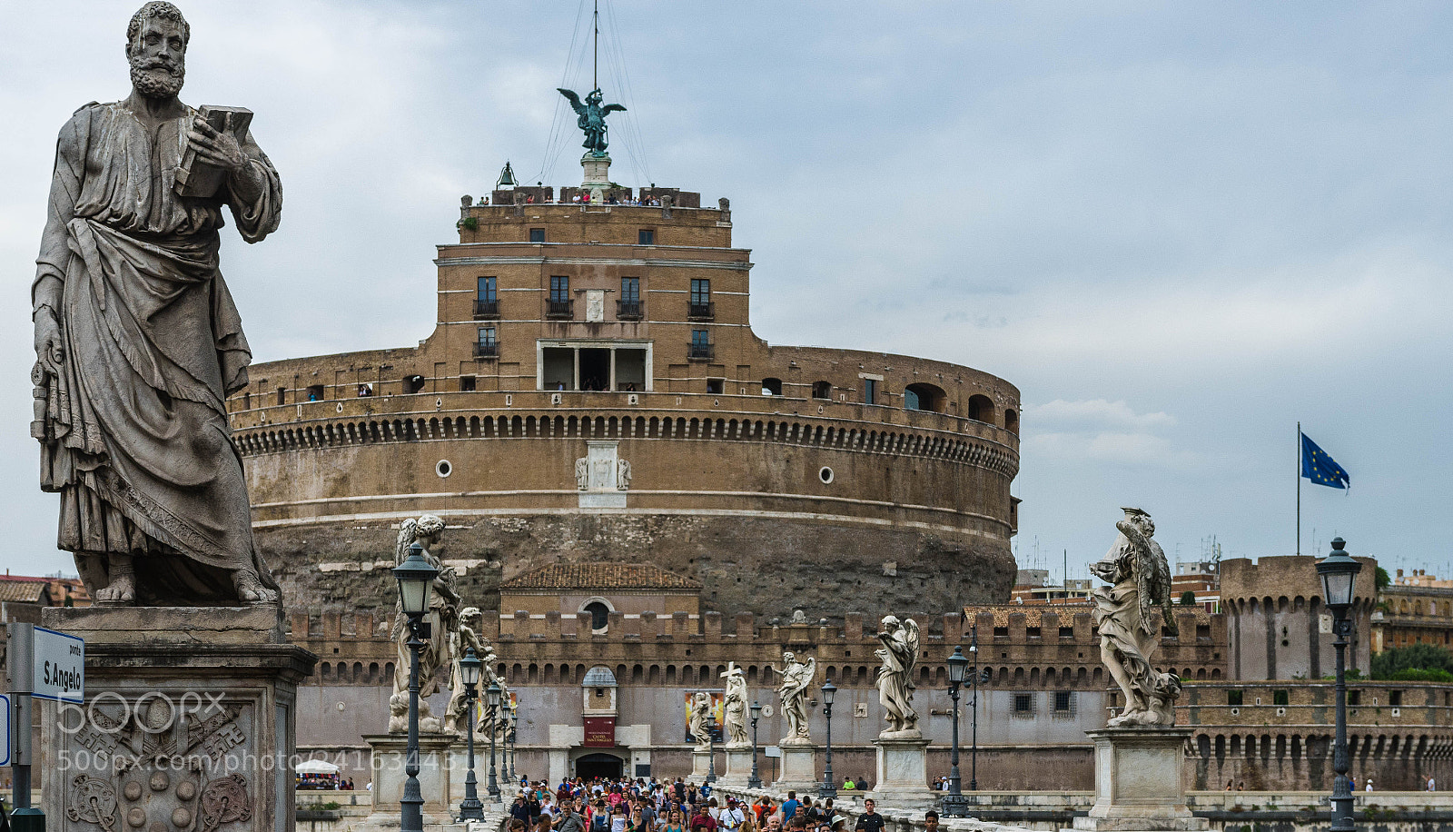 Nikon D600 sample photo. Castel sant angelo photography