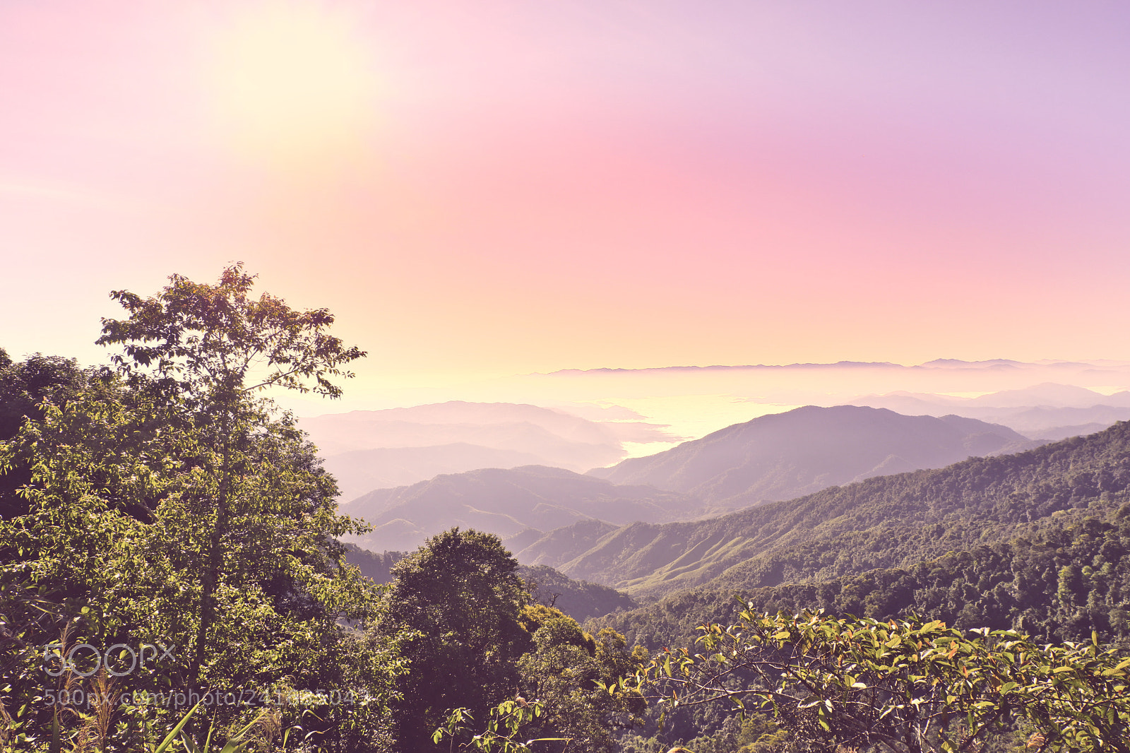 Fujifilm X-A3 sample photo. Mountain view with sunlight photography