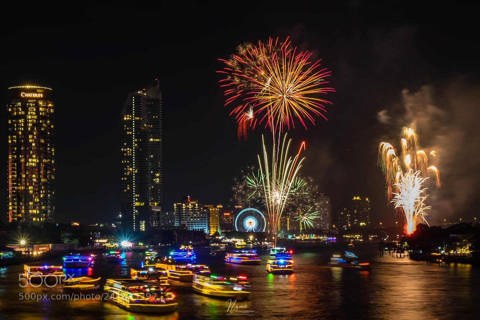 Fujifilm X-T10 sample photo. Firework photography