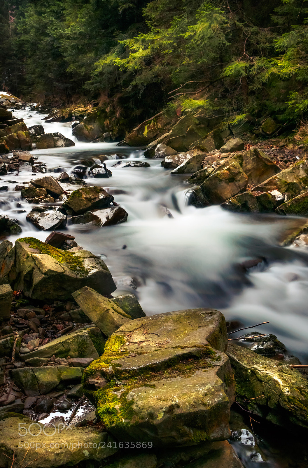 Olympus PEN E-PL6 sample photo. Porebianka river,gorce national park photography