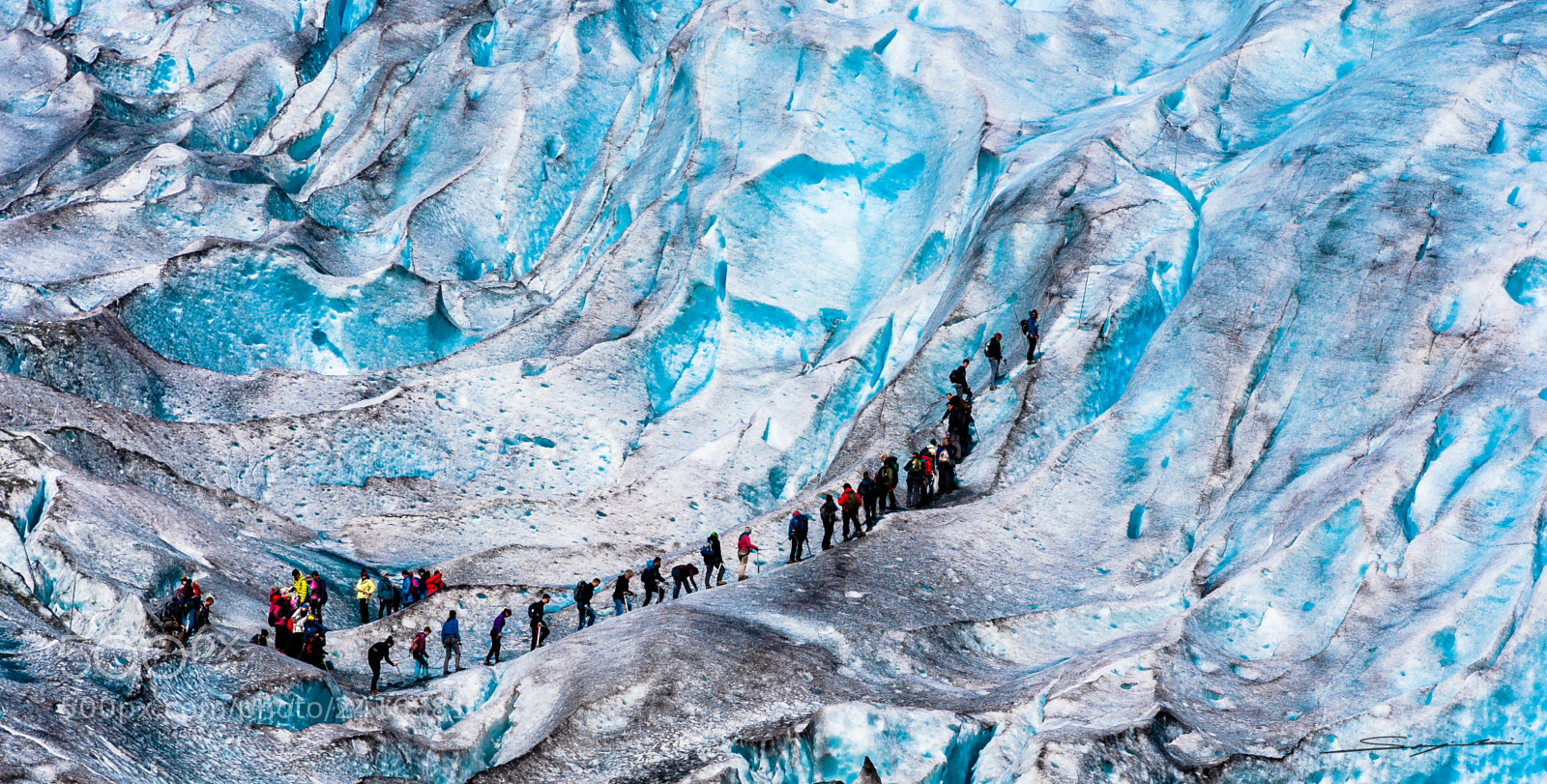 Nikon D90 sample photo. Briksdal glacier norway photography