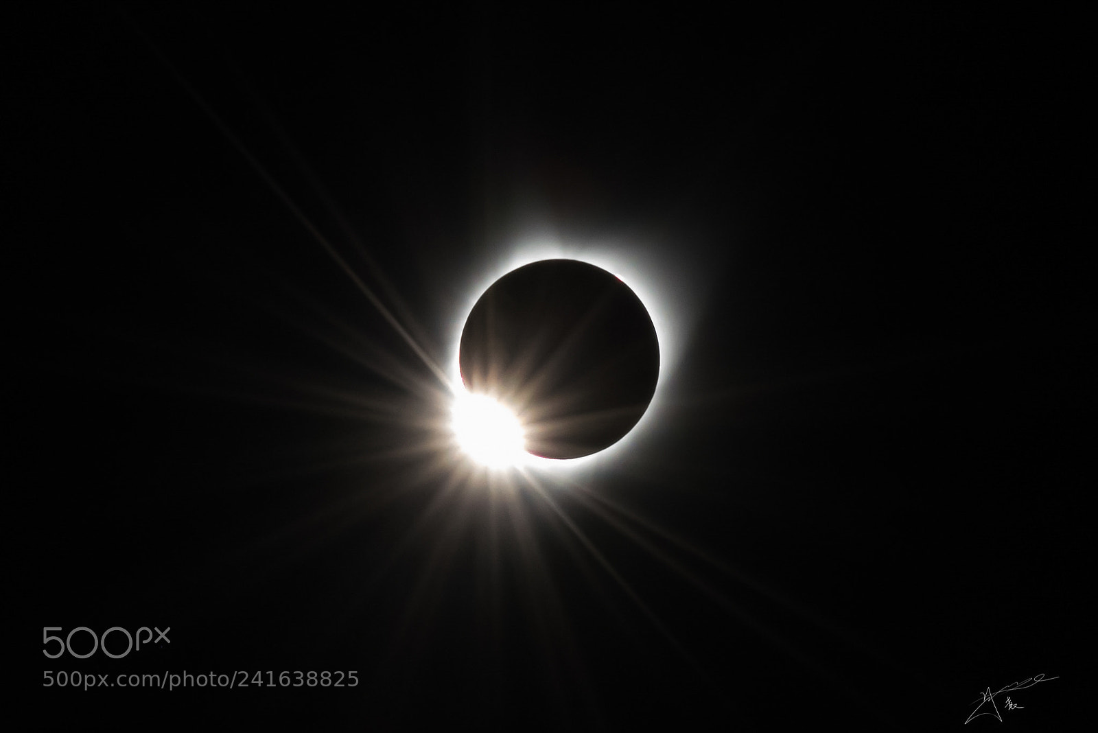Nikon D810 sample photo. Great solar eclipse photography