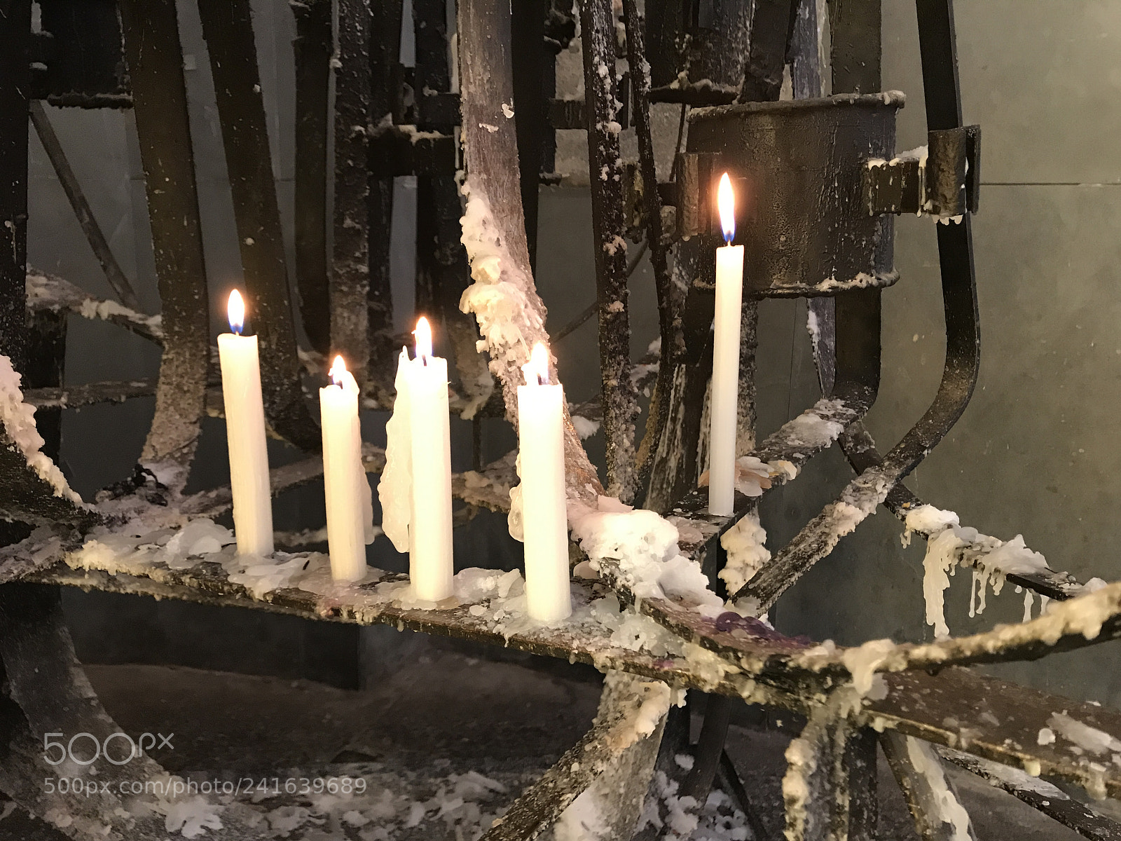 Apple iPhone 7 Plus sample photo. Candles burning at a photography