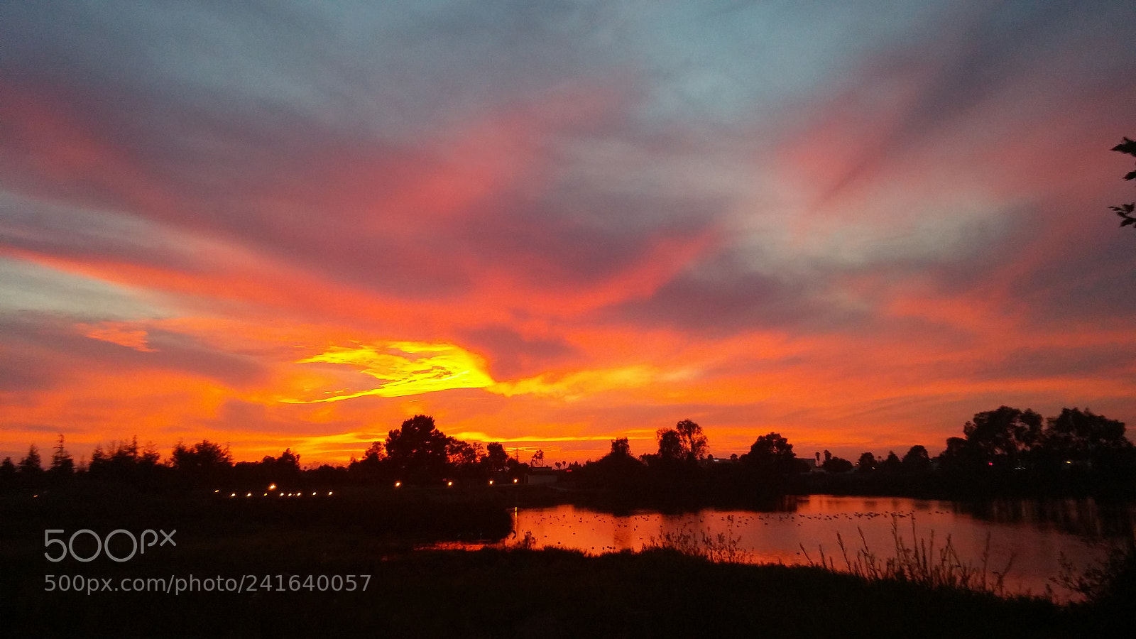LG G3 sample photo. Reddish sky photography